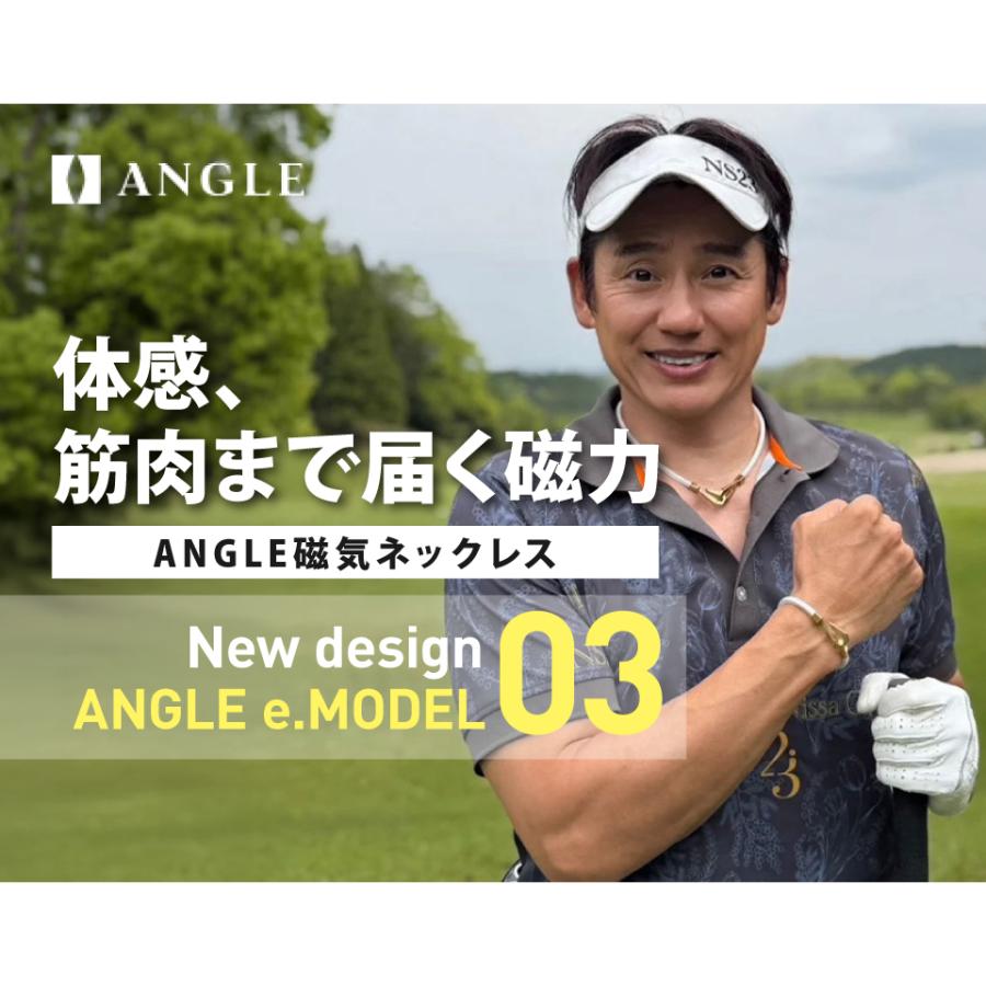 アングル 磁気ネックレス ANGLE e.MODEL 03 男性 女性 スポーツ 誕生日