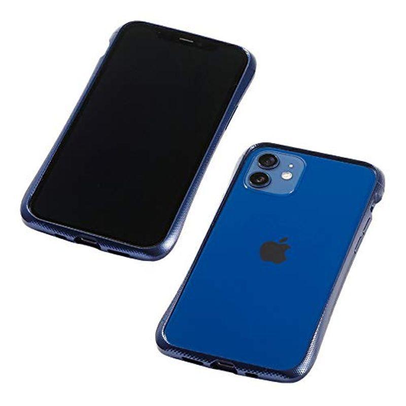人気ブランド新作豊富 iPhone 12 ディー Deff ミッドナイトブルー Bumper Aluminum CLEAVE バンパー アルミニウム 用 mini iPhone用ケース
