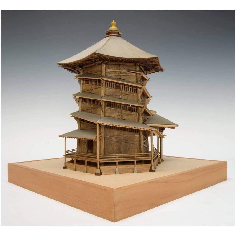 ウッディジョー 1/75 会津さざえ堂 (円通三匝堂・えんつうさんそうどう) 木製模型 組み立てキット 1/75 会津さざえ堂 円通三匝堂 えんつうさんそうどう 木製模型 組み立てキット