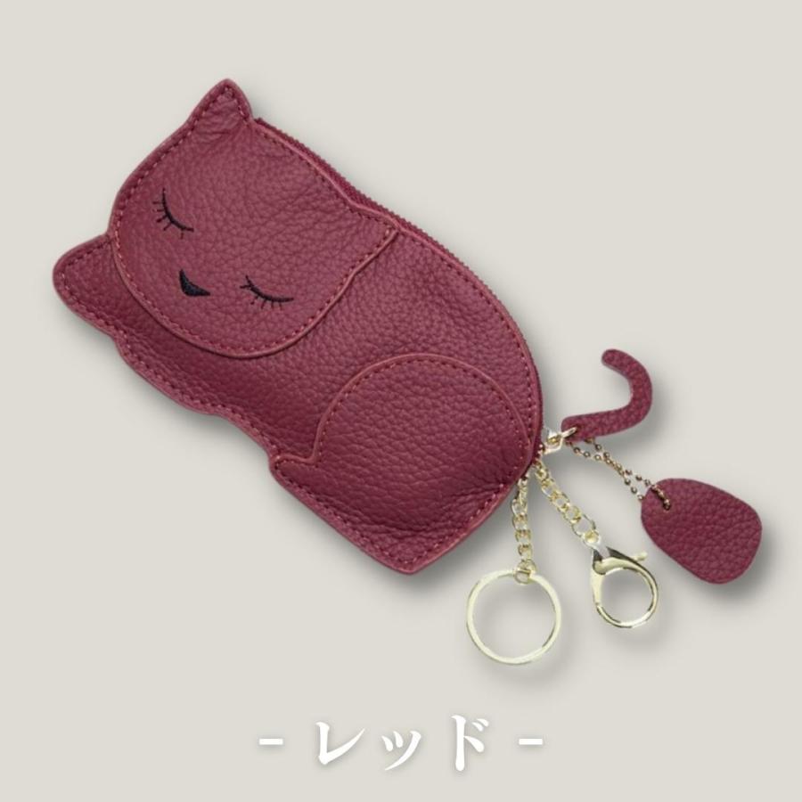 猫 ミニ財布 カードケース コインケース 小銭入れ キーリング 猫 ミニ財布 カードケース コインケース 小銭入れ キーリング