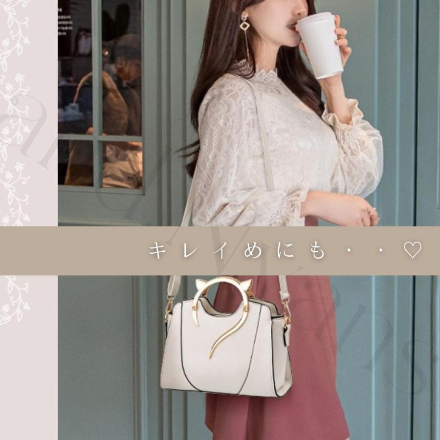 ショルダーバッグ ハンドバッグ 猫 ねこ レディース 軽い 小さい