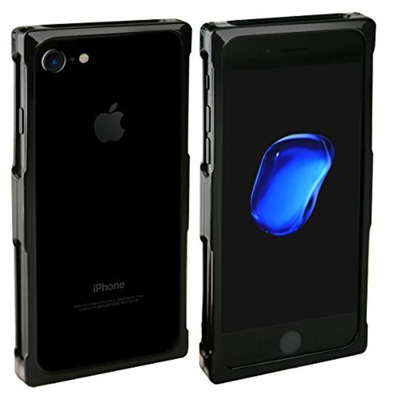 22新発 スマホ Recta For Iphonese 8 7 6 アルミバンパーケース グロスブラック Wndre 4 Www Threeriversofs Com