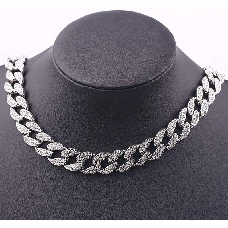 大人も着やすいシンプルファッション メンズアクセサリー Rockyuネックレス メンズ ジルコニア 喜平 キューバンチェーン シルバー ゴールド 18金 Czダイヤ ネックレス ブレスレット 幅1 Www Threeriversofs Com