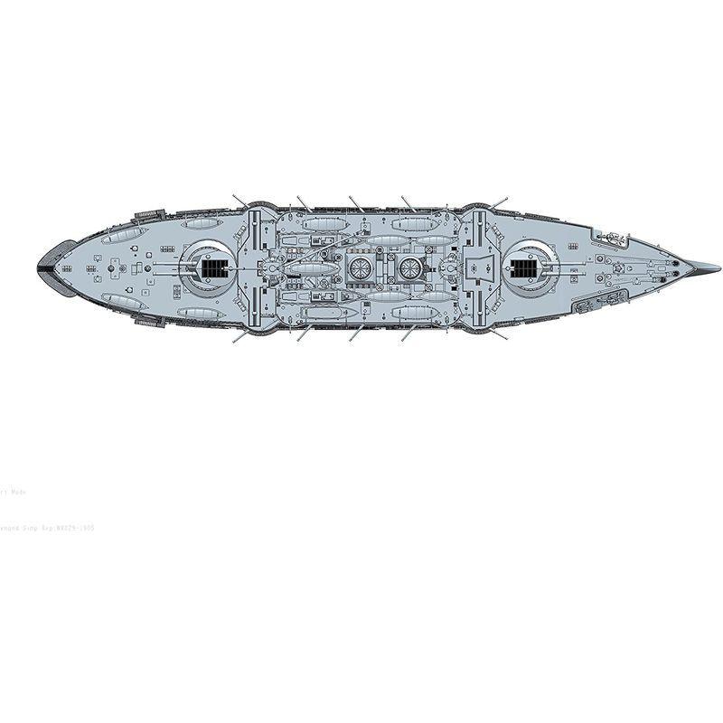 ウェーブ 1/200 戦艦 三笠 全長約66cm プラモデル BB001 1/200 戦艦 三笠 全長約66cm プラモデル BB001