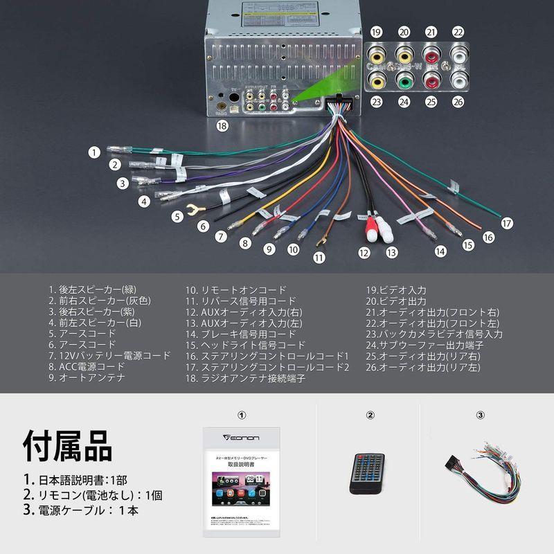高価値 汎用機 静電式タッチパネル 6 1インチ 2din Dvdプレーヤー カーオーディオ Eonon 800 480p カー 車載カーオーディオ ブルーレイ Dvdプレーヤー Michiganestateplanning Com