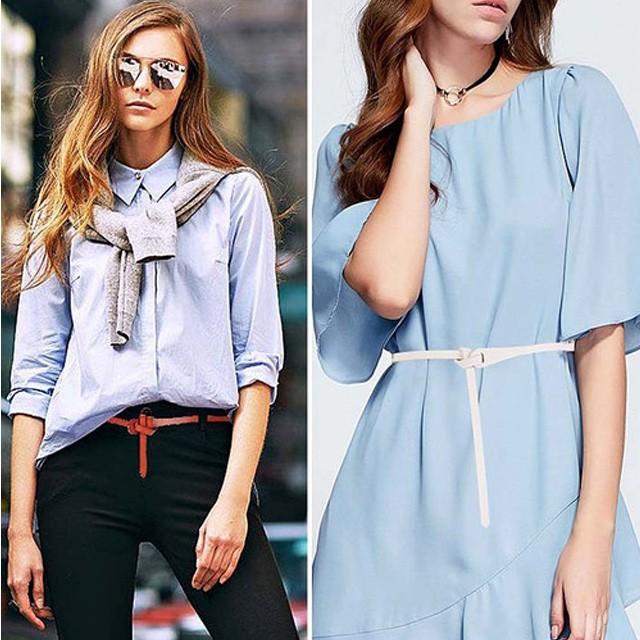 レディース 細いベルト 本革 ベルト 白 レザー ワンホール ウエストマーク ワンピース ドレス おしゃれ かわいい カジュアル ホワイト Xmab264 And Sherry 通販 Yahoo ショッピング