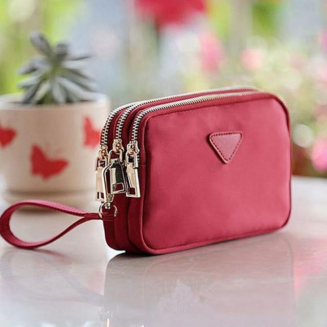 ポーチ 小物入れ 化粧ポーチ レディース ショルダーバッグ ミニショルダー おしゃれ かわいい バッグインバッグ 赤 レッド シンプル 無地 Zwxa128 And Sherry 通販 Yahoo ショッピング
