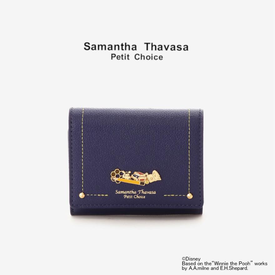 最安価格挑戦 レディース Samantha Thavasa Petit Choice くまのプーさんコレクション Lジップ折財布 三つ折り おしゃれ 可愛い ディズニー 大幅割引セール Razzaqassociates Com