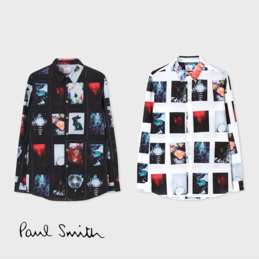 6月中旬からご利用いただけます メンズ ブランド Paul Smith ブロッキンググラフィック プリントシャツ 男性 柄シャツ おしゃれ ポールスミス 高品質の安い店 Pasadenaperiodontics Com