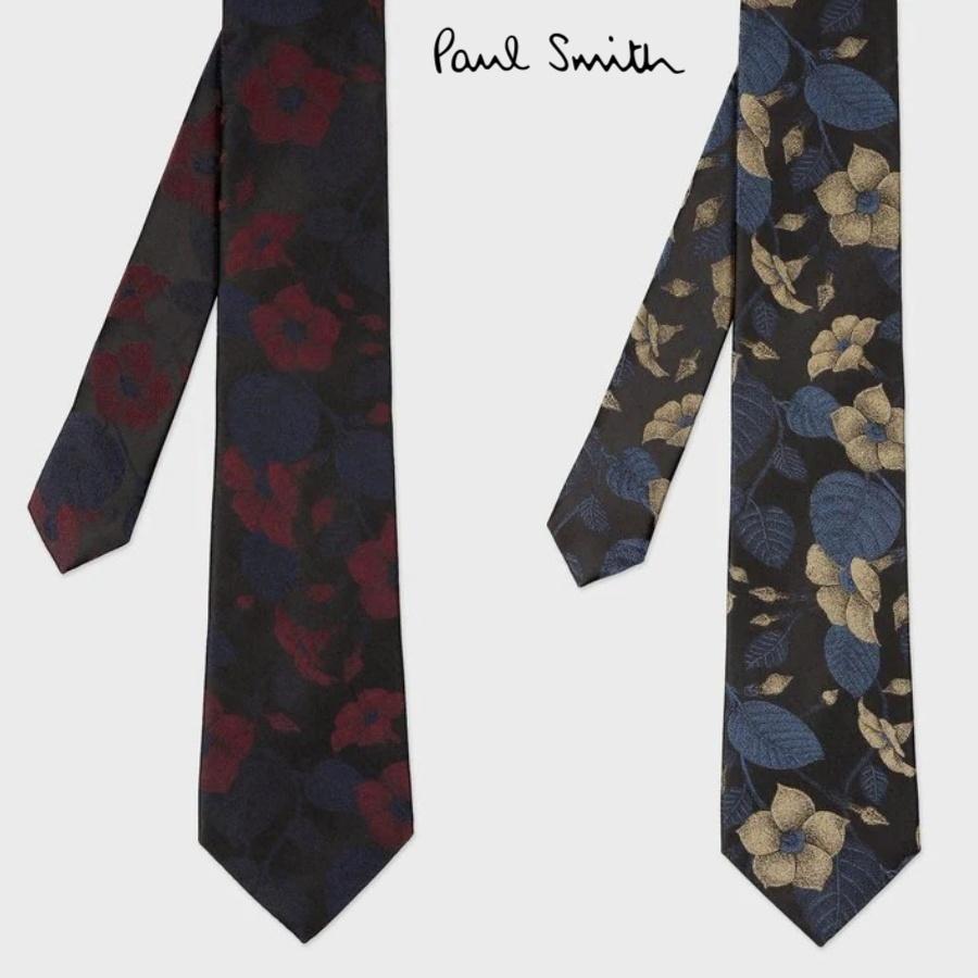21新作モデル 男性 Smith Paul おしゃれ タイ ボタニカル ポールスミス ブランド メンズ レギュラータイ カラー レッド Www Quantumbytestore Com