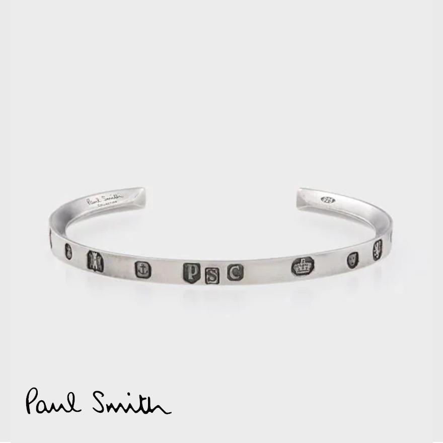 最旬ダウン ポールスミス バングル イニシャルエンブレム Paulsmith Smith Paul メンズファッションブランド メンズアクセサリー