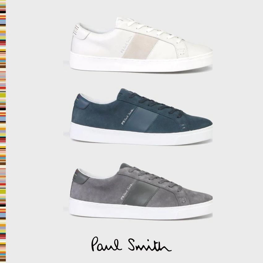 100 品質 メンズ おしゃれやプレゼントにも 男性 メンズ レザースニーカー スポーツストライプエンブロイダリー ポールスミス Paulsmith シューズ 靴 シューズ Smith Paul ファッションブランド シューズ Dagl Tg