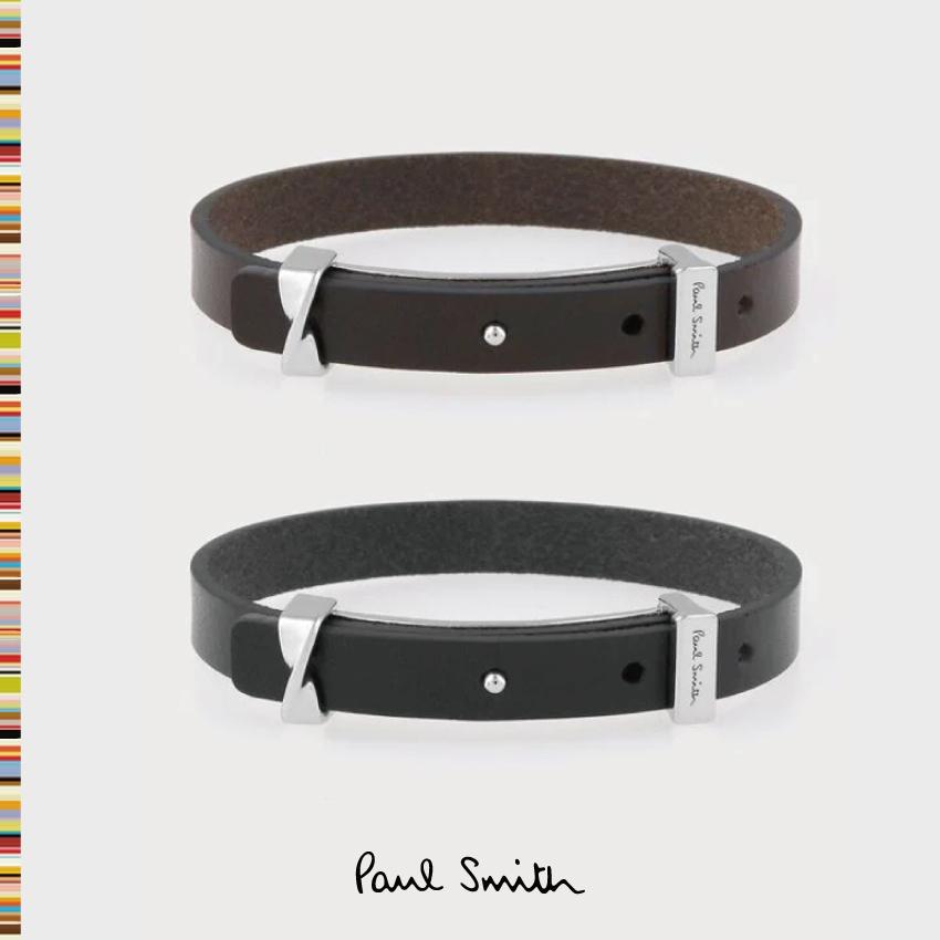 華麗 ポールスミス Paulsmith アクセサリー 雑貨 Smith Paul ブランド ファッション メンズ ブランド 240 2つ折り財布 レザーブレスレット メンズアクセサリー Albinofoundation Org
