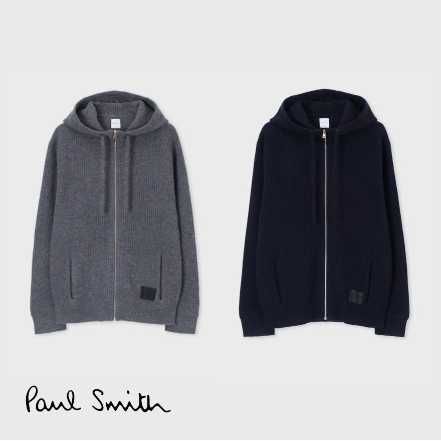 高速配送 Paulsmith ファッションブランド ニットパーカー メンズ アパレル Smith Paul ブランド ファッション メンズ ポールスミス シンプル おしゃれ 男性 フーディ ニット イタリアヤーン トップス Www Croftheadholidaypark Co Uk