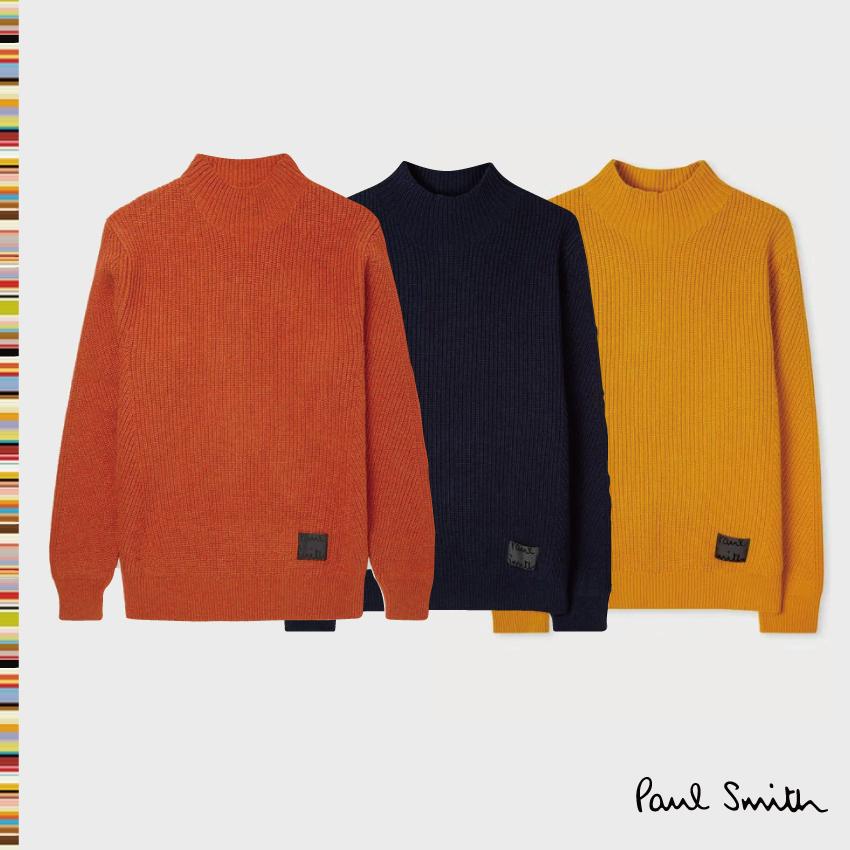 人気商品の ニット ボトルネック イタリアヤーン ポールスミス Paulsmith メンズ アパレル Smith Paul ブランド ファッション メンズ 男性 ブランド おしゃれ トップス Www Recycling Carbon Org