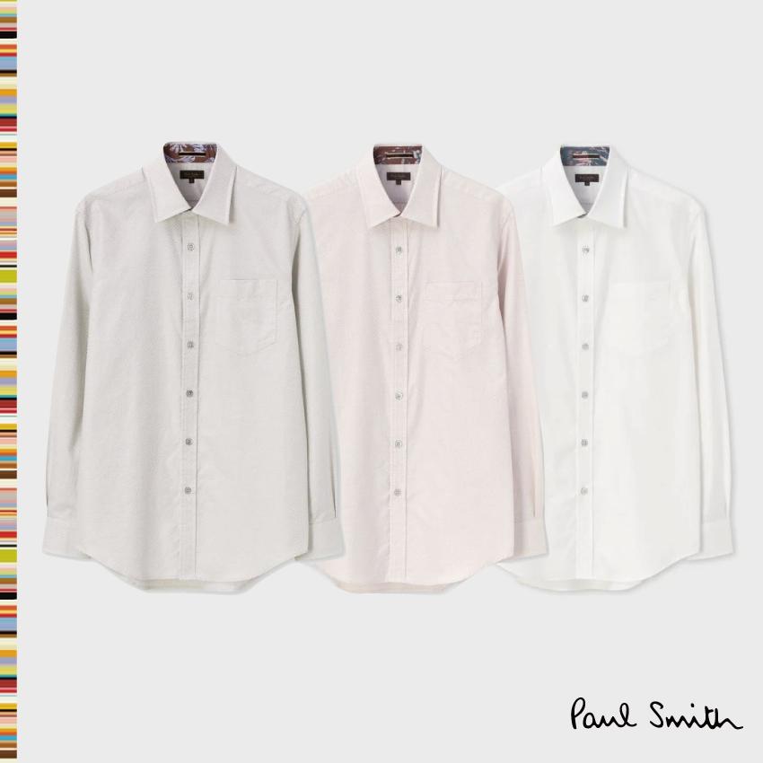 ワイシャツ ドレスシャツ Paulsmith ワイシャツ カッターシャツ ポールスミス ドビークロス ドレスシャツ ファッション 男性 おしゃれ