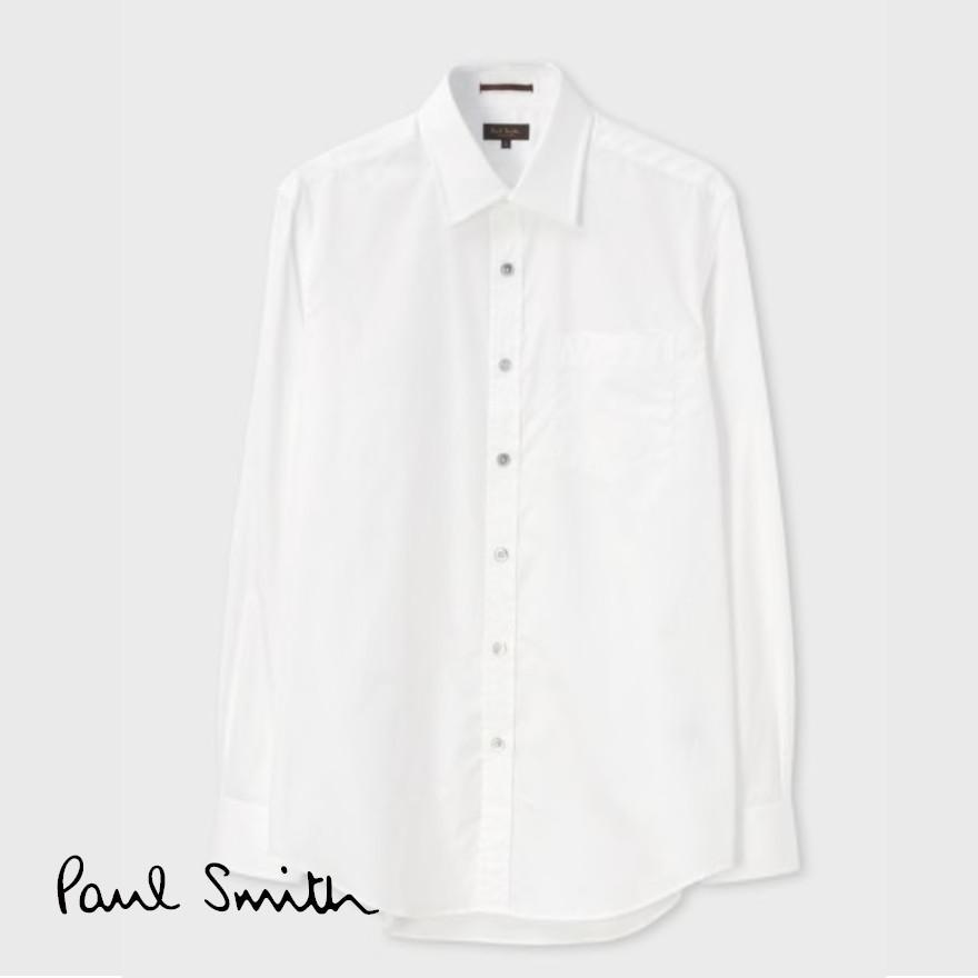 ワイシャツ ファッション Paulsmith カッターシャツ ポールスミス ブロードコットン ドレスシャツ 男性 おしゃれ Shop おしゃれ 贈り物
