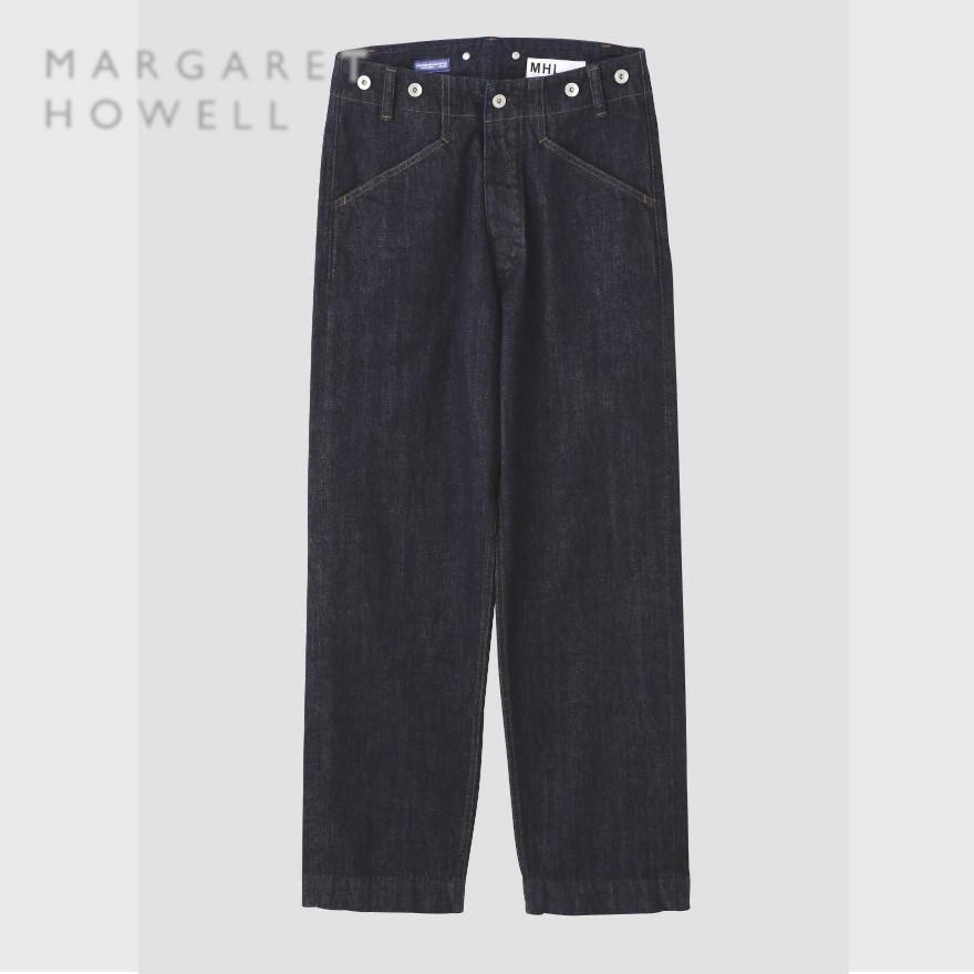 公式通販 オンラインストア Margaret Howell レディース ファッション Mhl Canton Denim マーガレットハウエル デニムパンツ シンプル おしゃれ 手数料安い Angelbookhouse Com