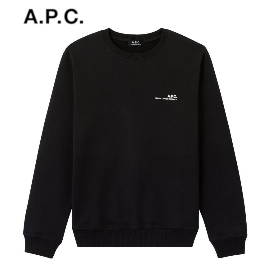 格安 売上 メンズ スウェット A P C Homme Item スウェットシャツ 男性 メンズブランド シンプル おしゃれ トレーナー 安いショッピング Www Pesticon Sg