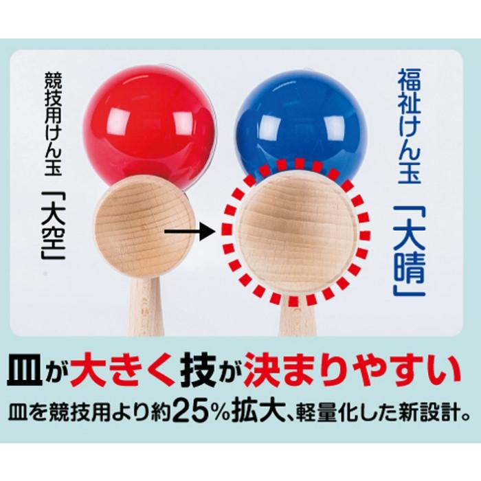 【新品・未開封】日本けん玉協会　推奨品　福祉けん玉　大晴　TAISEI★ 福祉けん玉 大晴 水色 | 山形工房けん玉SHOP