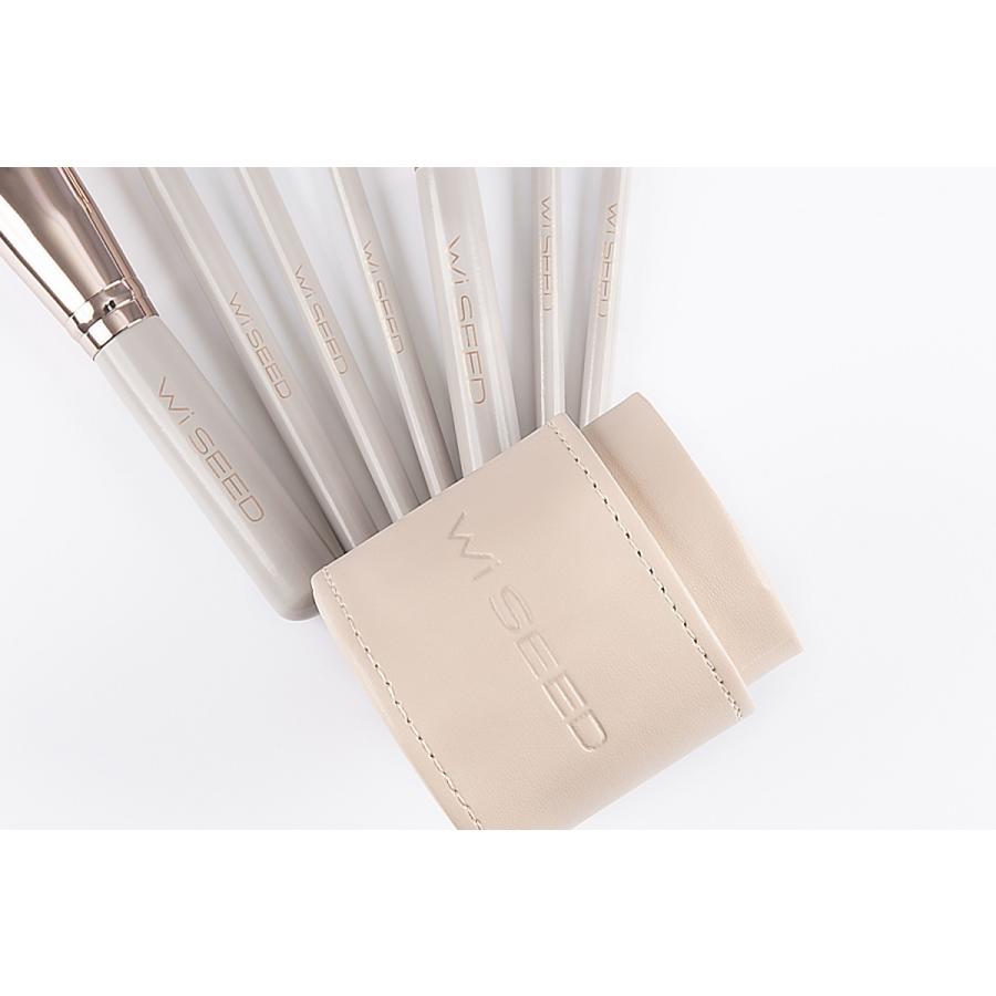 メイクブラシ セット WiSEED スタンドケース ベーシック 7本セット 国内検品 パウダー チーク アイシャドウ アイブロウ リップ 化粧筆 |  | 06