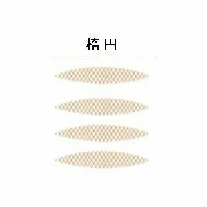 shefun メッシュ アイテープ 380枚 半月太め 半月細め 楕円 選べる3