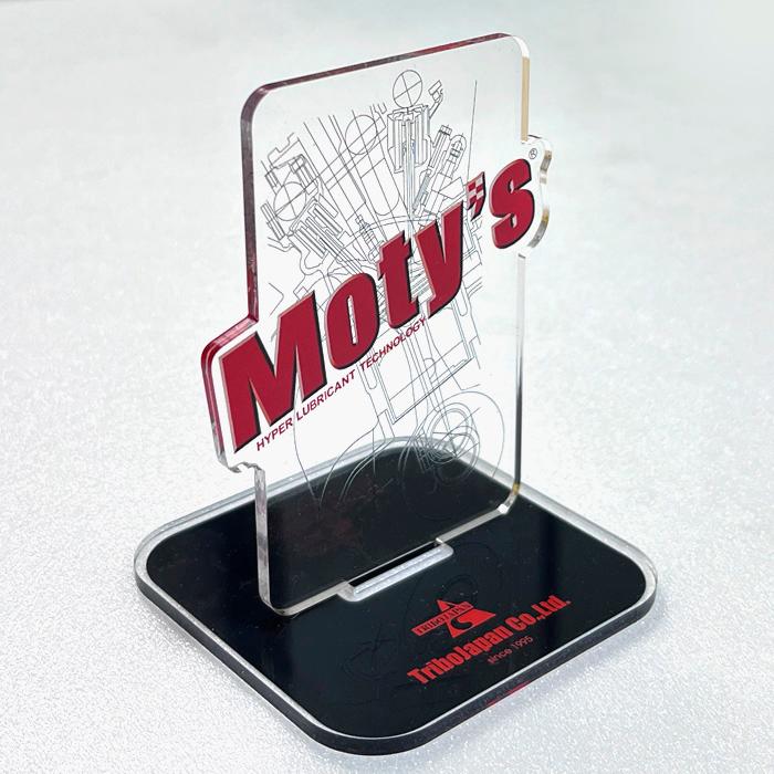 MOTY'S モティーズ アクリルスタンド【エンジンロゴ】 : アンダーレYahoo!店 - 通販 - Yahoo!ショッピング