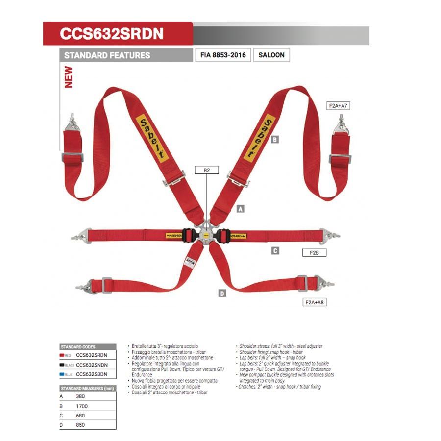 サベルト(Sabelt)　シートベルト CCS632DN サルーンカーハーネス