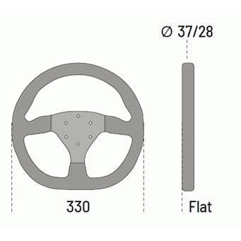 sparco スパルコ(SPARCO) ステアリング L360 (015TRG) レザー