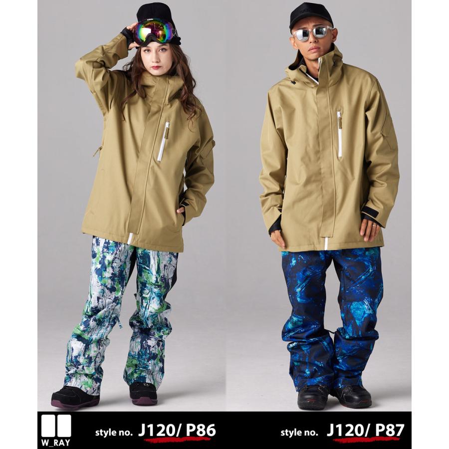 リアリズム スノーボード ウェア メンズ レディース 上下 セット