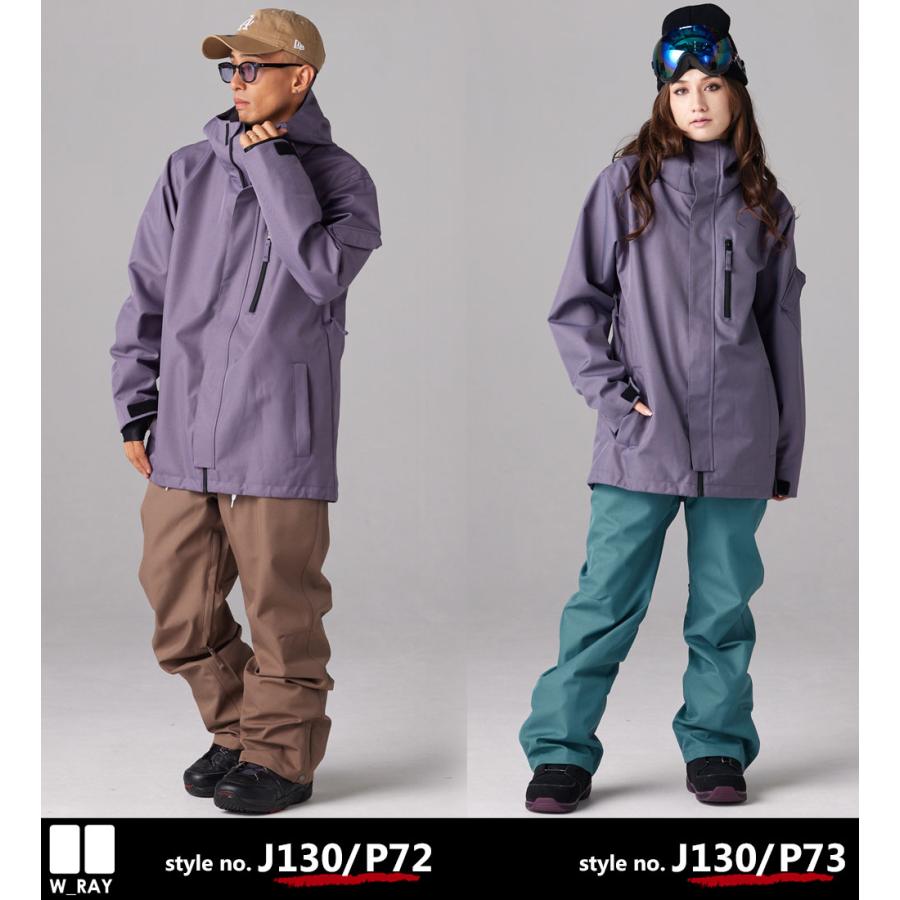 スノーボード ウェア メンズ レディース 上下セット スノボウェア スノーウェア スノボー 2023-2024 ウェア W_RAY ダブルレイ XXS/XS/S/M/L/XL/XXL J130o ウェア
