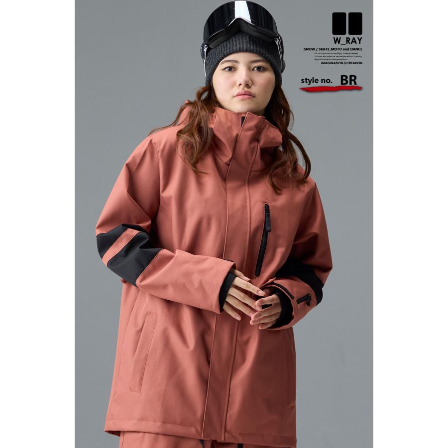 リアリズム スノーボード ウェア レディース 上下 セット スノボ