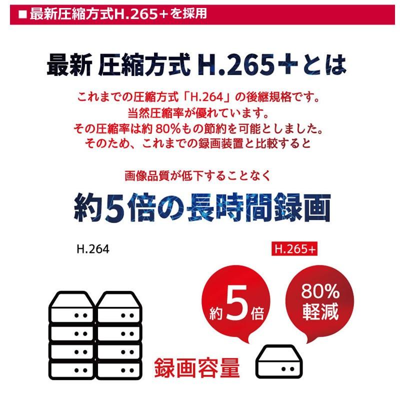 監視カメラ 強化WiFi ワイヤレス 屋外 5台セット 500万画素 バレット レコーダーセット（HDD2TB付き）AV-K1005EW_12