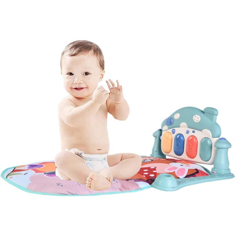 ベビージム用ベビープレイマットベビープレイジムアクティビティフロアマット おなかタイムマットおもちゃ キック プレイピアノ幼児ベビーおも Wyswyg その他おもちゃ リアル Themtransit Com