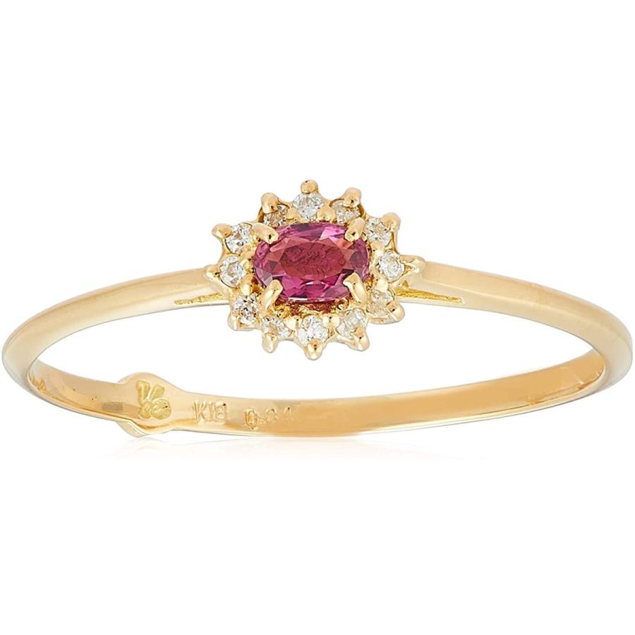 【国産】 [リトルエンブレム] little emblem K18天然石取り巻きリング LE-AR174 日本サイズ7号 【DGJ1126150691】(39309円)