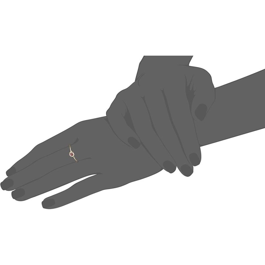 【国産】 [リトルエンブレム] little emblem K18天然石取り巻きリング LE-AR174 日本サイズ7号 【DGJ1126150691】(39309円)