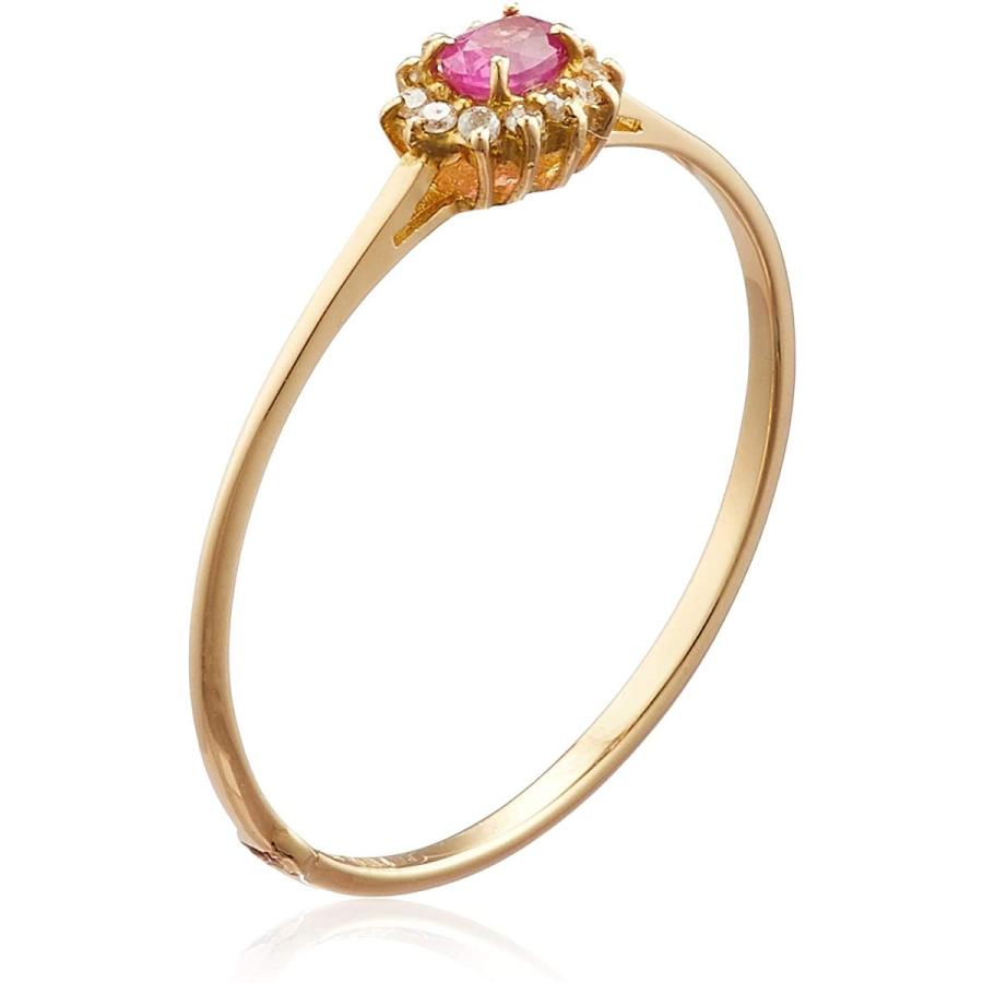 25【新品未使用】 [リトルエンブレム] little emblem K18天然石取り巻きリング LE-AR174 日本サイズ7号 【C9981768288】(34842円)