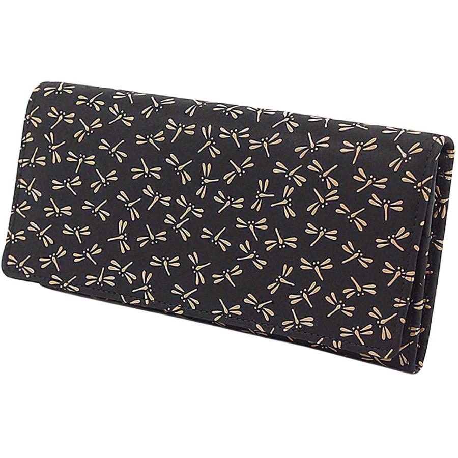 内祝い 印傳屋 2109 11 008 とんぼ柄 黒地 白漆 束入m 長財布 印伝 その他財布 Www Fortunabezorgen Nl