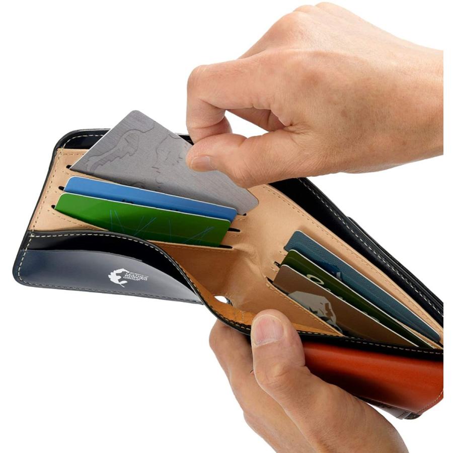 （アトリエ ヒロ）Atelie HIRO LWGシリーズ 二つ折り財布 メンズ 財布 折り財布 札入れ OH-AH-085 (ブラック) アトリエ ヒロ Atelie HIRO LWGシリーズ 二つ折り財布 メンズ 財布 折り財布 札入れ OH AH ブラック