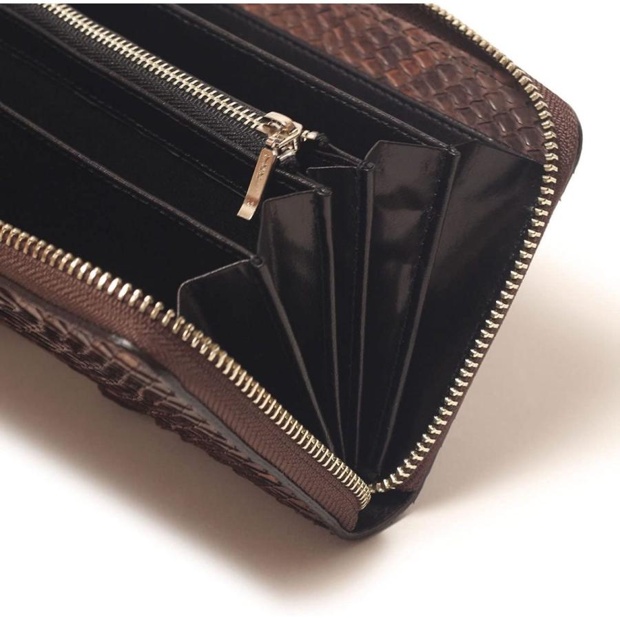 [東京クロコダイル] ヘビ革 ダイヤモンド パイソン 長財布 日本製 ラウンドタイプ ブラウン 蛇革 財布 メンズ レディース 東京クロコダイル ヘビ革 ダイヤモンド パイソン 長財布 日本製 ラウンドタイプ ブラウン 蛇革 財布 メンズ レディース