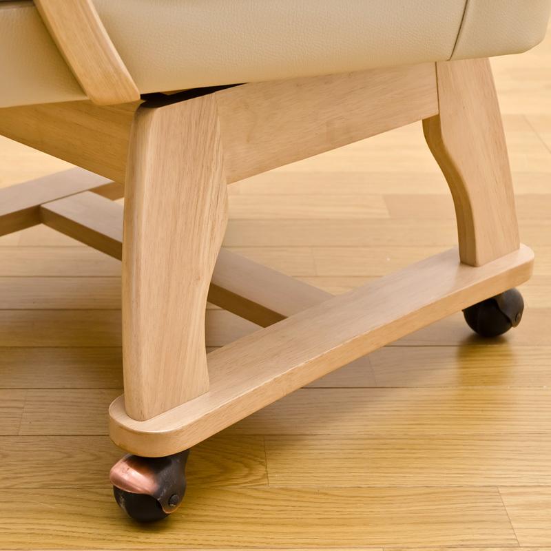 ARIES キャスター付きダイニングチェア ダークブラウン 楽天市場