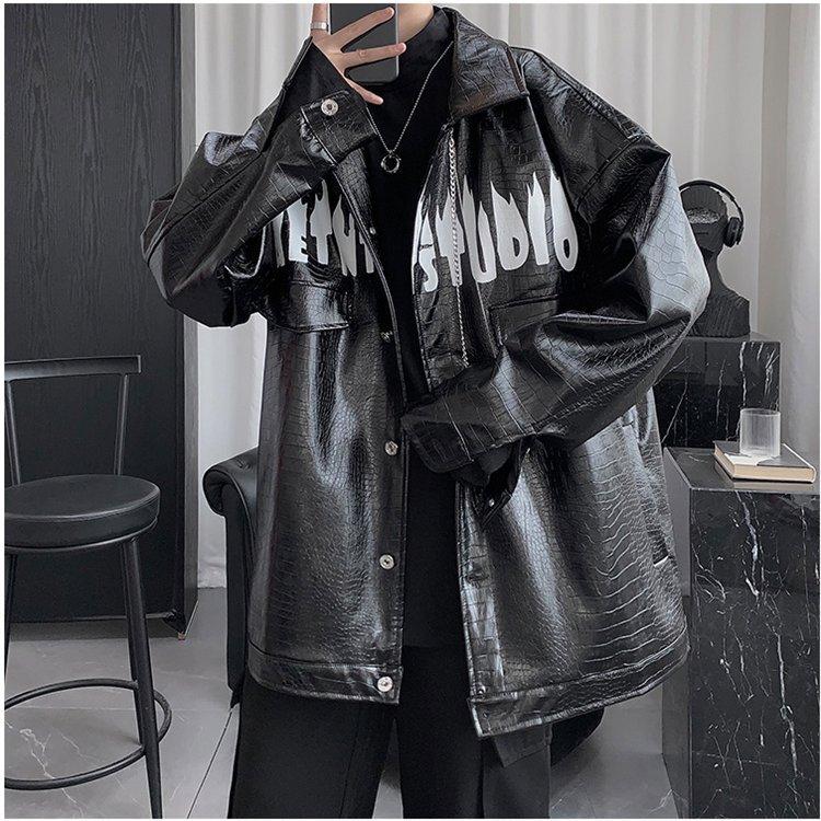 メンズジャケット コート メンズ Puジャケット 革 Puレザ 春秋 ジャケット 冬服 秋冬 インナー アウター 厚く 保温 アウターかっこいい 新品未使用