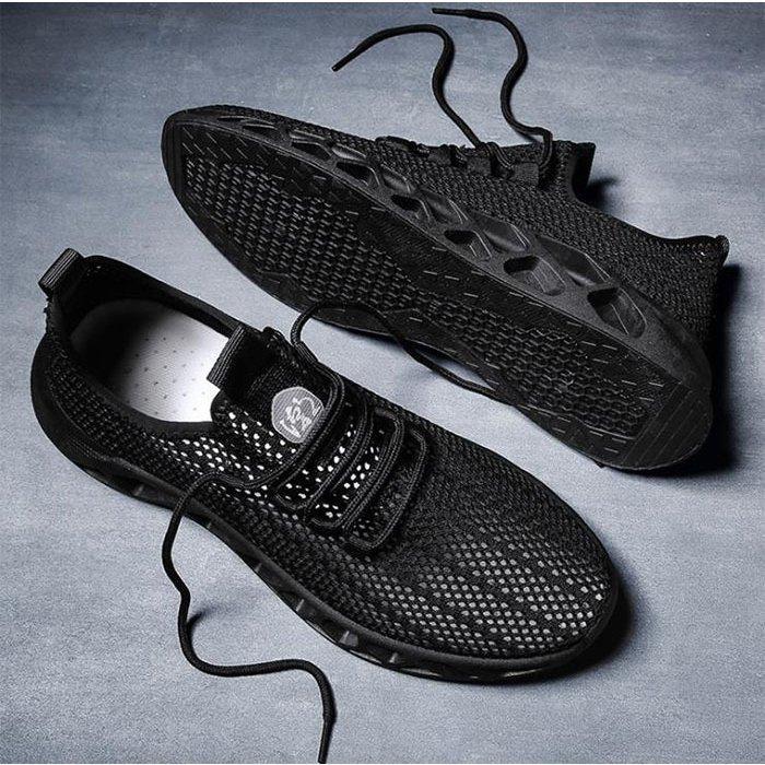 スニーカー メンズ 黒 カジュアルシューズ 靴 ハイカット ウォーキングシューズ くつ スポーツ 運動 おしゃれ シンプル 通気性 軽量 疲れない 紳士 春夏秋 贈り物