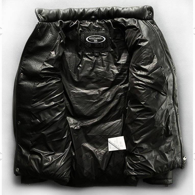 憧れ AND ELLセール 本革ジャケット ダウンジャケット バイク用 レザー