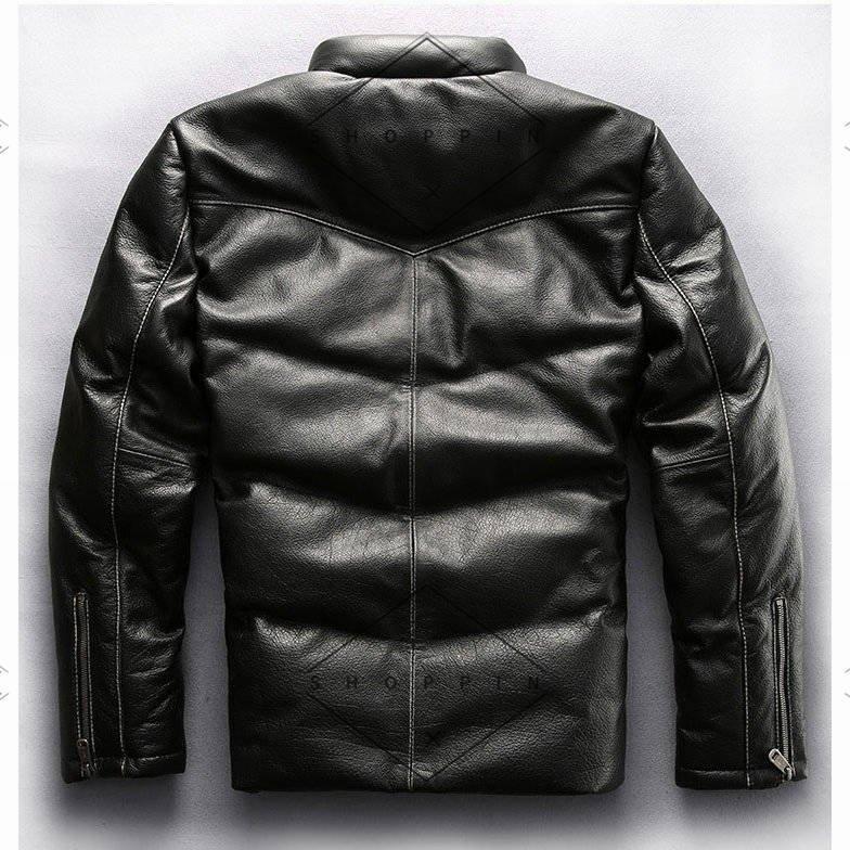 憧れ AND ELLセール 本革ジャケット ダウンジャケット バイク用 レザー