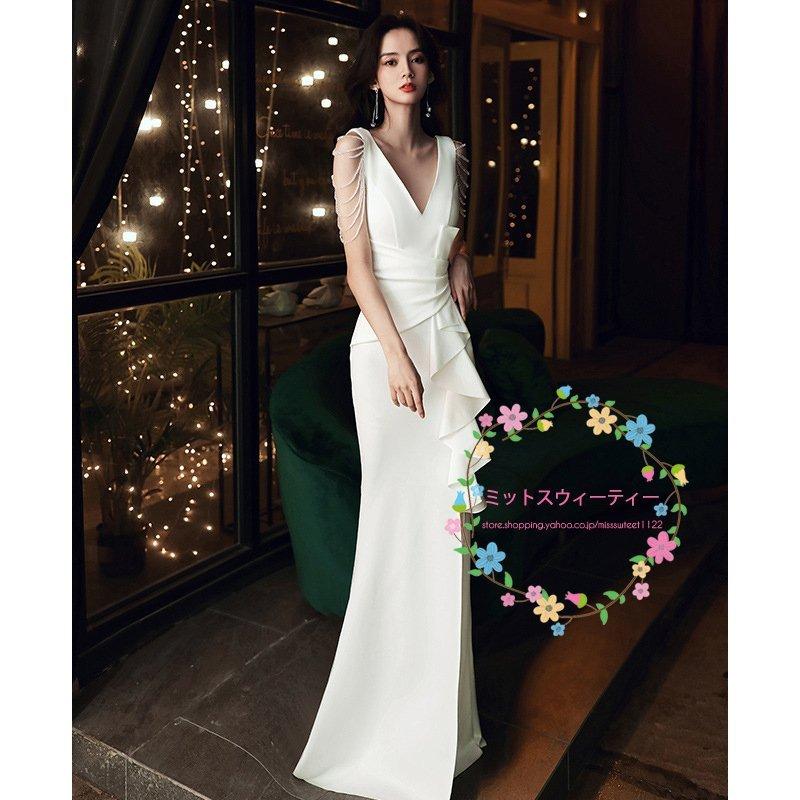 SALE／86%OFF】ウエディングドレス ノースリーブ 結婚式 マーメイド