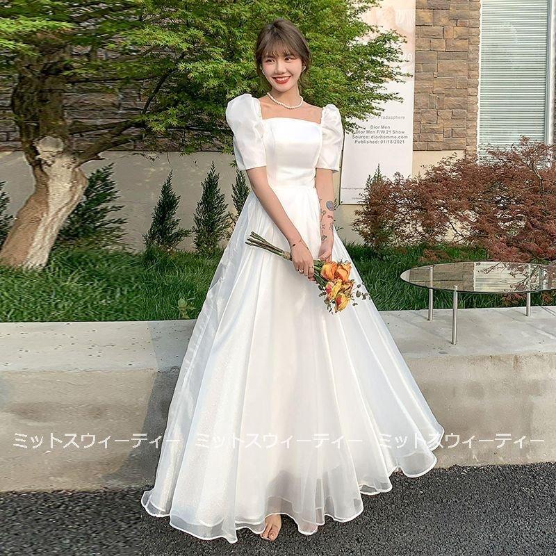 日本限定モデル】 カクテルドレス ウェディングドレス 結婚式 