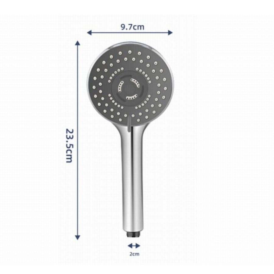 ビッグ シャワーヘッド 3タイプ バス 浴室用具 5段階調整 増圧機能付