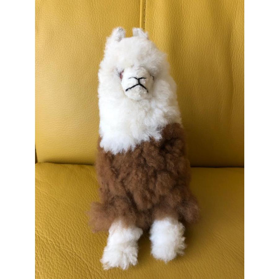 100 アルパカ毛 ぬいぐるみ ホワイト ブラウンll Dhlエクスプレス送料込み Al Pel Suz アンデス雑貨 通販 Yahoo ショッピング