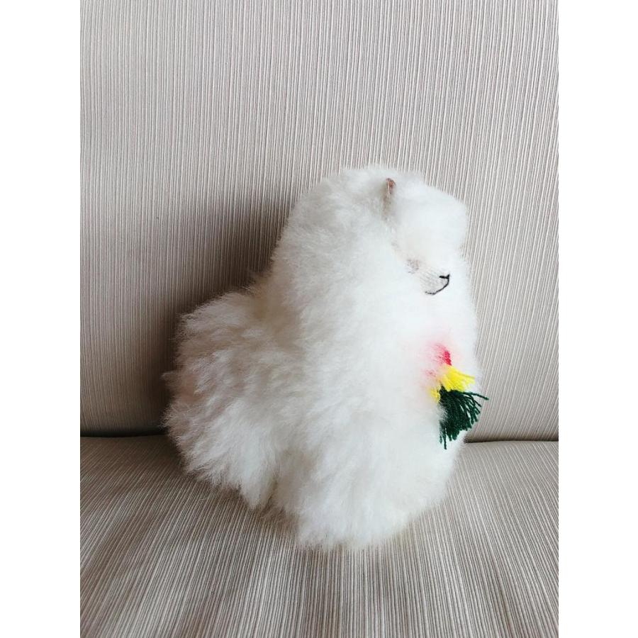 アルパカぬいぐるみ かわいい リアル ふわふわ モコモコ 白ホワイト